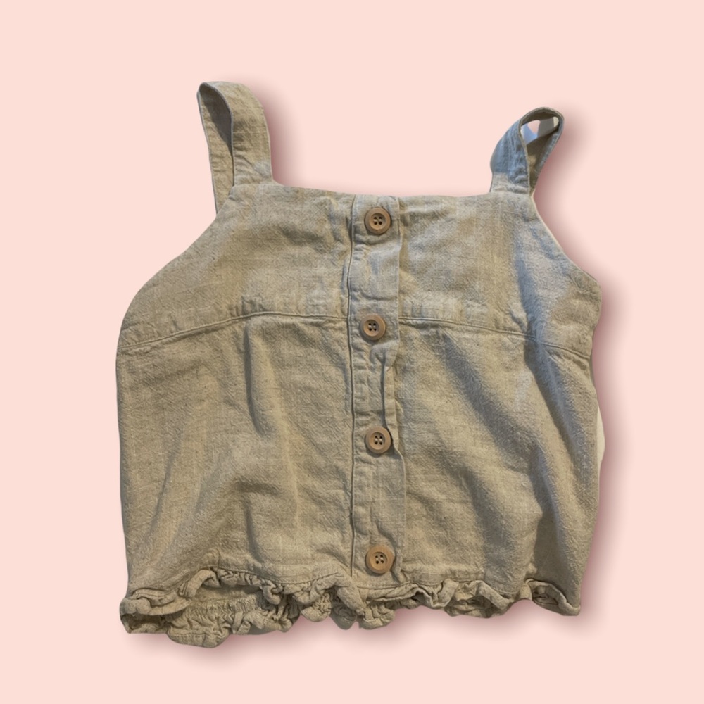 Womens button down tank top